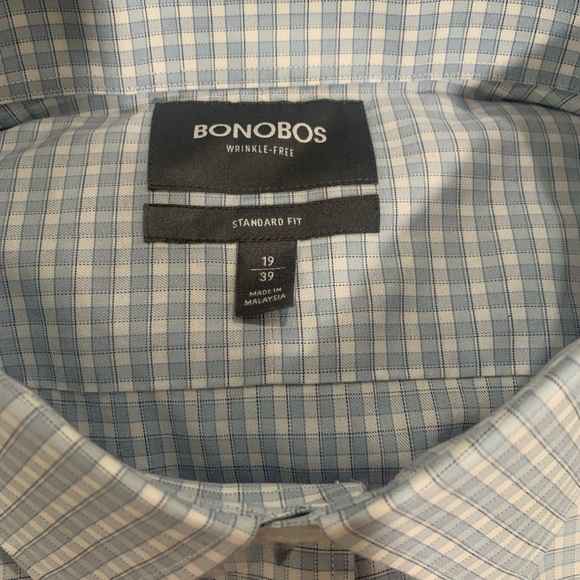 NWT- Bonobos men’s L/S button up shirt- 19/39 - Picture 3 of 3